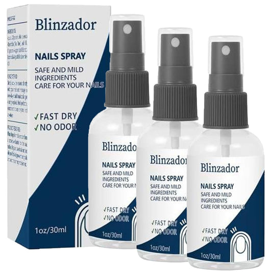 Nail Spray, Long Lasting Nail Polish, 7Days Nail Treatment, Keeps Feet Fresh & Dry All Day, for All Nail Types (3 pcs)
