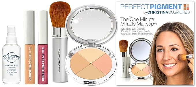Christina Cosmetics Perfect Pigment 1: FULL SIZE 7 PIECE KIT - For Fair, Light or Medium complexions