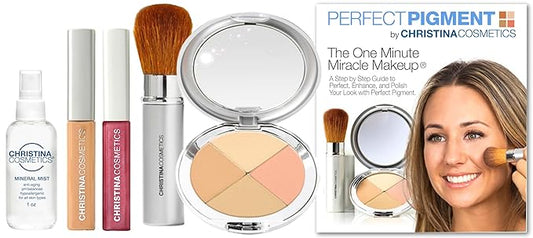 Christina Cosmetics Perfect Pigment 1: FULL SIZE 7 PIECE KIT - For Fair, Light or Medium complexions