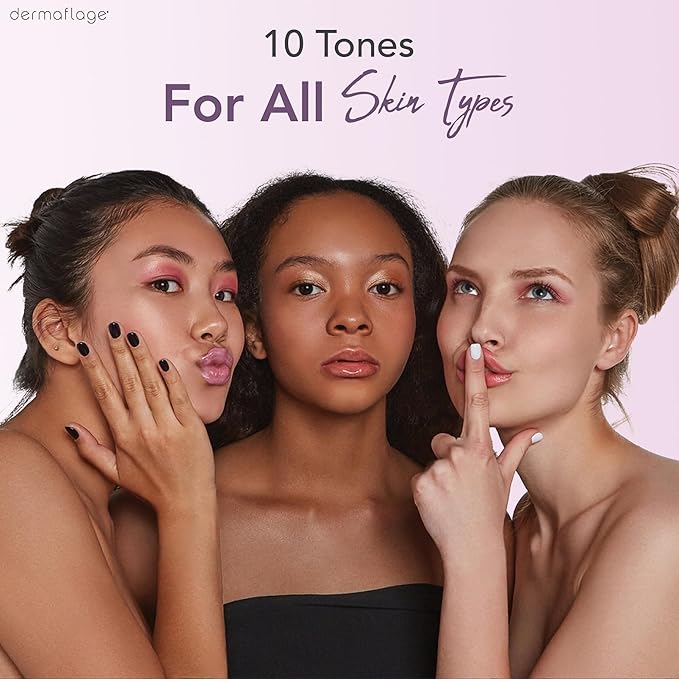 Dermaflage Waterproof Concealer Cream (Golden Fair) - Concealer Full Coverage, Matte Finish for Face & Body - Hides Dark Circles, Tattoos & Acne - Long Lasting Formula Used by Hollywood Makeup Artists