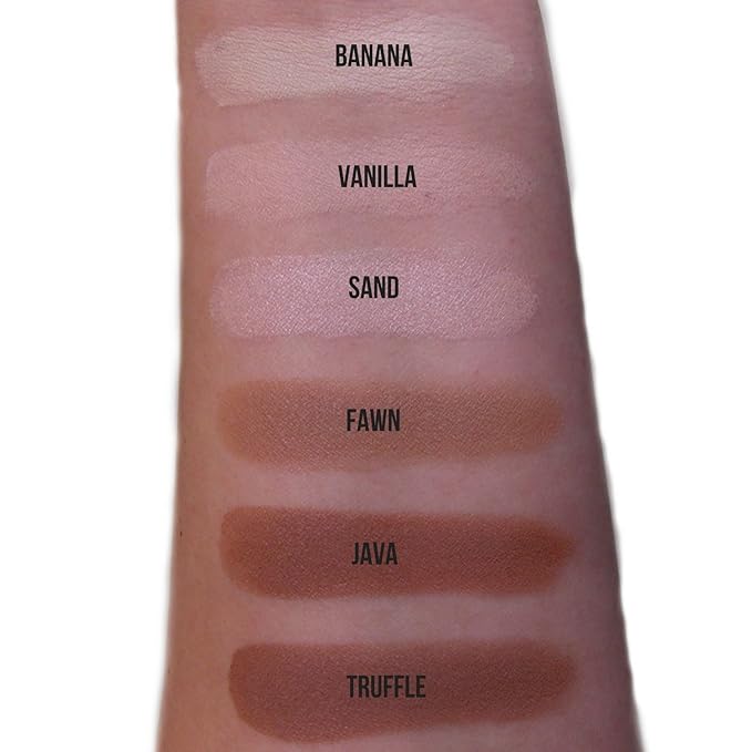 Java Matte Powder Contour Makeup – 37 mm Magnetic Palette Refill Pan for Contouring Highlight Make Up Kit by Beauty Junkees, Professional Quality Paraben Gluten Cruelty Free Cosmetics