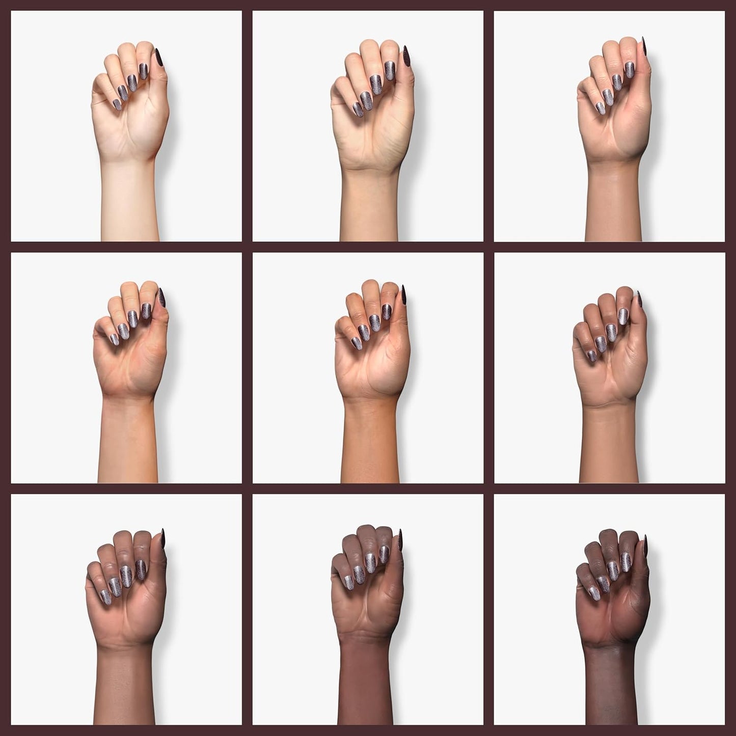 Beetles Brown Glitter Gel Nail Polish, 15ml Fall Chocolate Brown Jazz Club Soak Off Gel Polish Nail Art Manicure Salon DIY Gift for Women