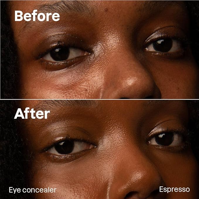ATTITUDE Oceanly Light Coverage Under Eye Concealer Stick, Titanium Dioxide-Free, EWG Verified, Plastic-Free, Vegan & Cruelty-free Makeup, Espresso, 0.2 Ounces