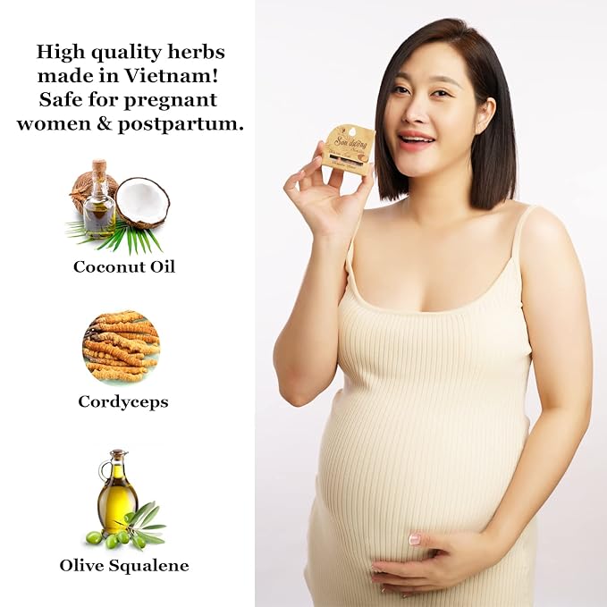 Organic Lip Balm with Cordyceps (Color: Pink, Orange, Red) (Pink)