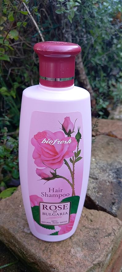 Gift set"Rose of Bulgaria" for WOMEN - HAIR SHAMPOO for Women, COSMETIC SOAP for Women, HAND CREAM with Rose Essential Oil and Rose Water
