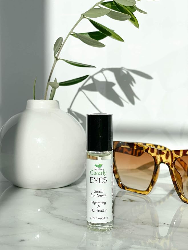 EYES, Natural Anti Aging Eye Serum | Hydrating and Firming Instant Treatment for Tired Puffy Eyes, Dark Circles, Swollen Eyelid, Eye Bags with Cucumber and Avocado | Made in USA