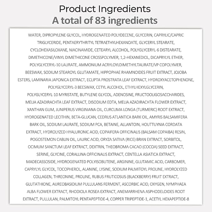 Intensive Eye Cream 1.01 fl oz for hydrating, wrinkles, elastic skin, dark circles, puffiness, fine lines, eye bags under eyes | Hyaluronic Acid, Collagen, Peptide | Korean skincare