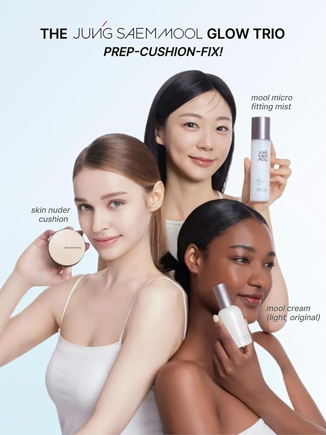 [JUNGSAEMMOOL OFFICIAL] Essential Skin Nuder Cushion (Fair) | Refill | Natural Finish | Buildable Coverage | Makeup Artist Brand