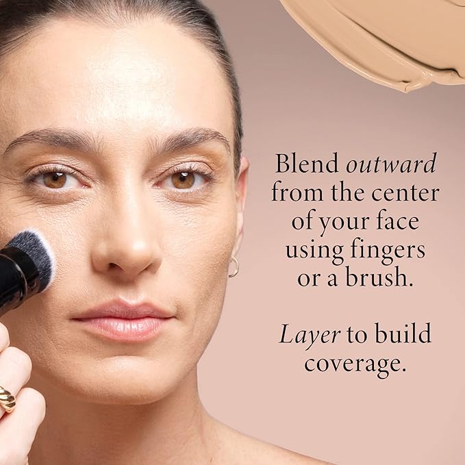 LAURA GELLER Double Take Liquid Foundation | Medium to Full Coverage, Natural Matte Finish, Light