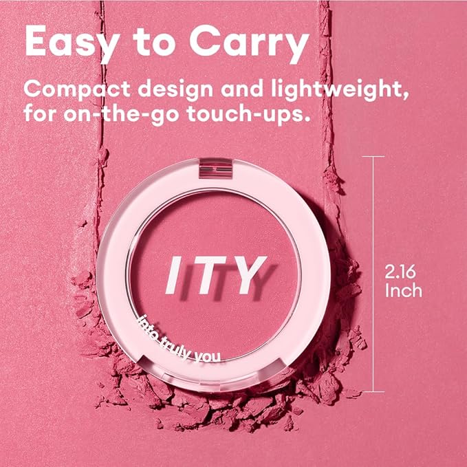ITY Mood Blush, Blush for Cheeks Makeup,Moisturizing Creamy Blush Dual Funtions, Highly Spreadable, 0.18 oz (5.2g) in Show Off