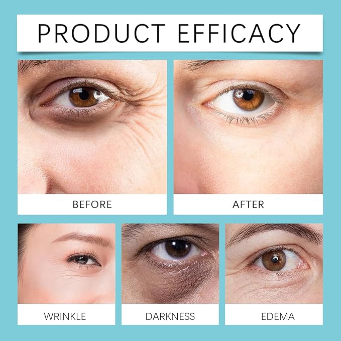 Instant Firm Eye Tightening Cream with Caffeine & Collagen & Vitamin E, Instant Firming Eye Cream, Eye Tightener Cream Travel Size 1 Fl Oz