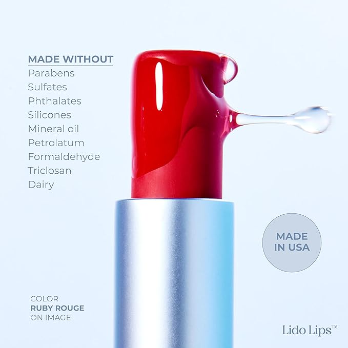 Tinted Lip Balm. Moisturizing Sheer, Buildable Lip Color with Hyaluronic Acid, Vitamin E and Rich Oil, Perfect Revitalizer for Chapped Lips. Beauty Plumper Moisturizer 0.21oz- Sunny Citrine