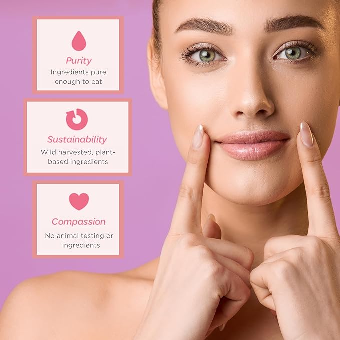 Natural Lip Butter Lip Balm - Lavender - Pure Enough to Eat - Made With Just 6 Vegan Ingredients - 100% Natural & Organic Moisturizing Lip Care for All Day Hydration (Single)