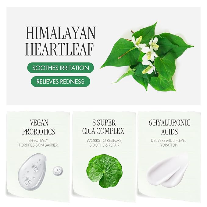 Heartleaf Biome Trouble Calming Pad 100 Sheets | Soothing Cleansing Pads for Face Redness and Sensitivity | Pure & Refreshing Korean Face Pads