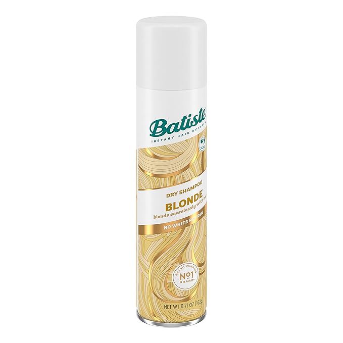 Batiste Dry Shampoo for Blonde Hair, Refresh Hair and Absorb Oil Between Washes, Waterless Shampoo for Added Hair Texture and Body, 5.71 oz