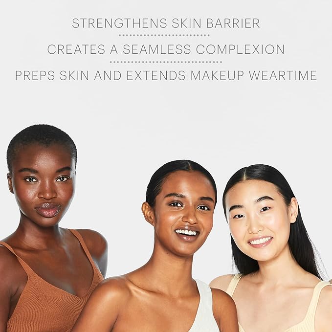 Glo Skin Beauty Blurring Primer with Ceramides – Minimize Pores & Fine Lines for Smoother Makeup Application, for All Skin Types, Semi-Matte Finish