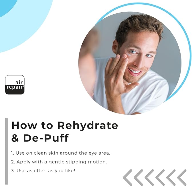 Eye Repair Cream for Men & Women - Air Repair Super Hydrating Eye Cream for Wrinkles Puffy Eyes & Dark Circles