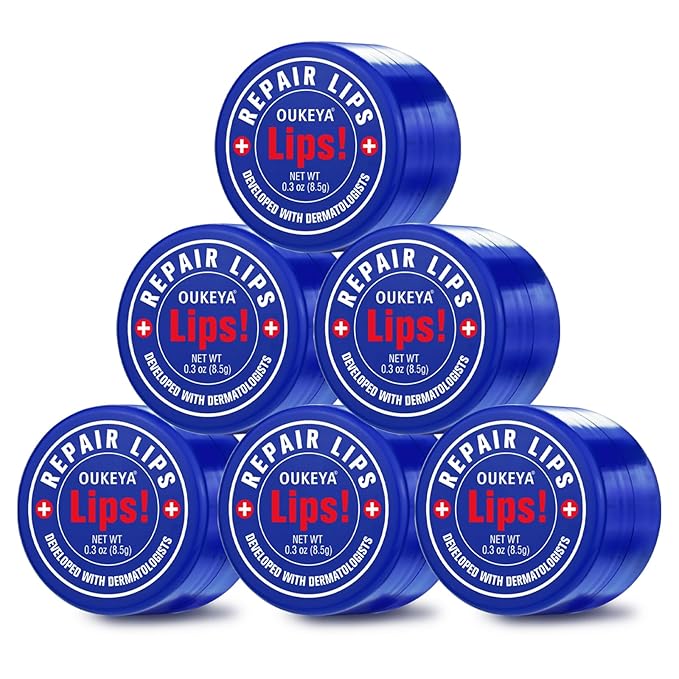 Lip Balm Treatment with Beeswax, Peppermint Oil,Natural Formula Lip Balm with Vitamin E & C Lips Daily Conditioning 24 hrs Long-lasting Moisture, Gentle Exfoliation Prevent Dryness & Chapping