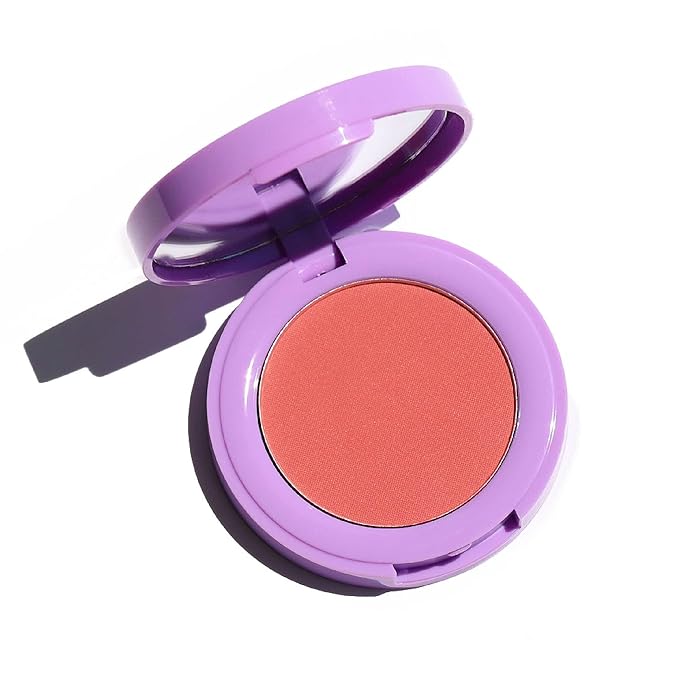 Half Caked In Bloom Powder Blush | vegan & cruelty-free, fragrance-free, highly pigmented, primer-infused | 3.8g (Freshly Squeezed)