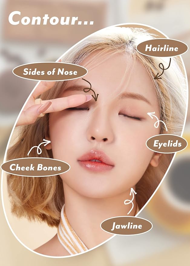 I'm Meme Palette - Afternoon Tea Contour | Roasting Coffee, Bronzer Palette for Face & Cheeks, Matte Powder Bronzer, Natural Makeup, Buildable Coverage, Light to Medium, For Warm Tone Skin, 0.4 Oz