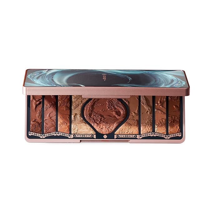 FLORASIS Floral Engraving Phoenix Makeup Palette (02 Retro Brown)