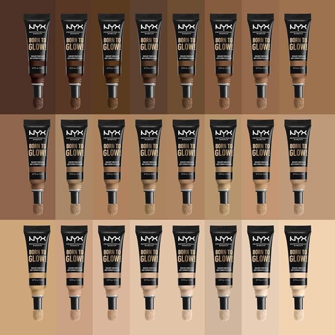 NYX PROFESSIONAL MAKEUP Born To Glow Radiant Concealer, Medium Coverage - Vanilla