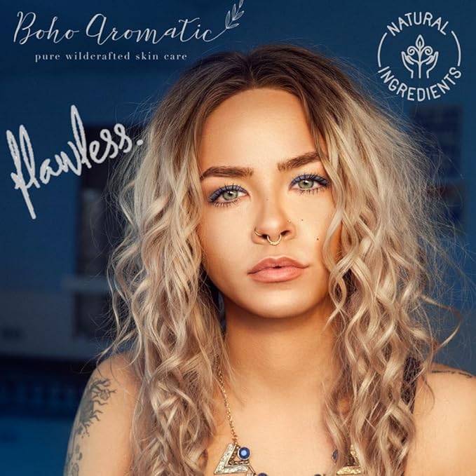 Facial Skincare Kit, Natural Skin Care Gift Set, Facial Cleanser, Vitamin C Cream, Rose Eye Cream, Lavender Mist, Dry Brush for Face, Facial Giftset for Women, Birthday Gifts for Women