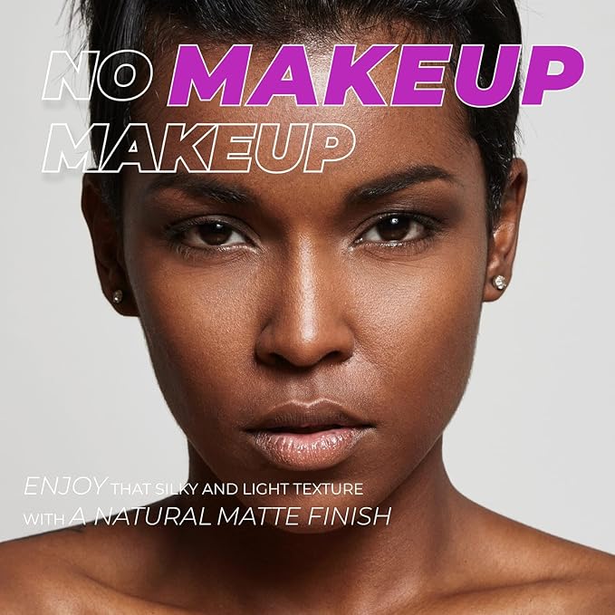 LAMEL OhMy Clear Face Full Coverage Foundation - Acne Coverage - Salicylic Acid & Tea Tree Extract - Dewy & Flawless Finish - Sensitive Skin Care - Organic & Oil-Free - 409, 1.35 fl.oz