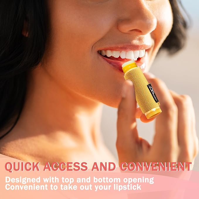 WK IEASON Lip Balm Holder Keychain Bulk Chapstick Holder Key chain