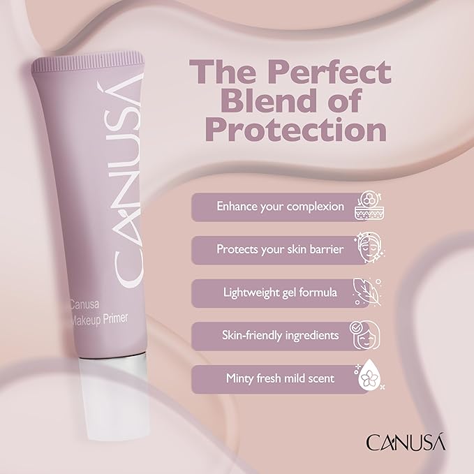 Clear Makeup Primer - Pore Minimizing & Mattifying,Long Lasting Base for Oily/Sensitive Skin - Clear Translucent Finish, Moisturizes & Primes -Cruelty Free US (1.02 Fl Oz / 30ml.)