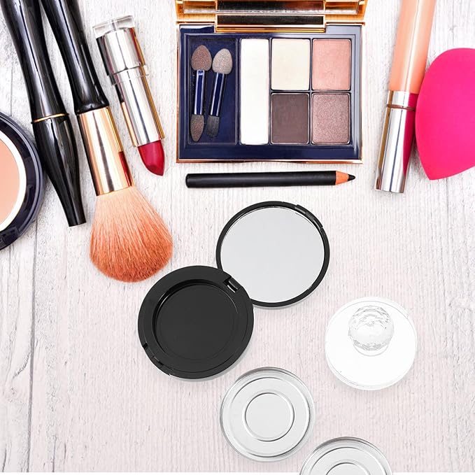 FOMIYES Eyeshadow Pallets Makeup Storage Organizer Box Empty Loose Powder Blush Container Empty Blush Case Loose Powder containers Compact Container: Reusable Eyeshadow Pallets Makeup Pallet