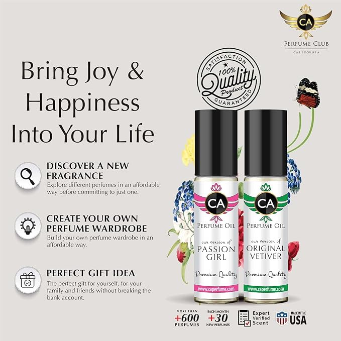 CA Perfume Club Impression of By Kln Black Phantom For Women & Men Replica Fragrance Body Oil Dupes Alcohol-Free Essential Aromatherapy Sample Travel Size Long Lasting Attar Roll-On 0.3 Fl Oz/10ml