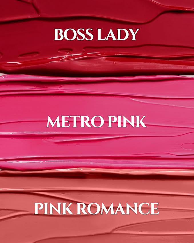 HEVVYMAKEUP Ultra Stay-On Lip Coloring Tint - Vibrant Matte Finish Lip Tint - Long Lasting Airy Weightless Lips with Perfect Fixing - Korean Lip Makeup, Pink Romance, 0.11oz.