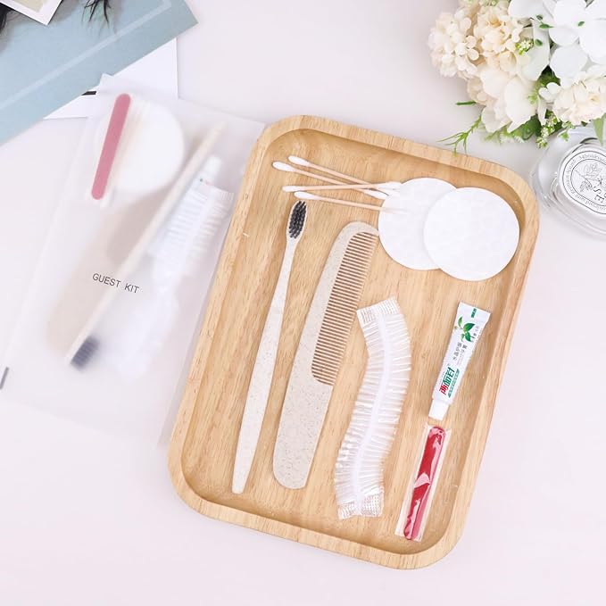 Hygiene Kit, Hygiene Kit Bulk, Travel Hygiene Kit With Toothbrush, Toothpaste, Care Package, Comb, Shower Cap, Individually Packed, Suitable For Hotel, Home, Camping, Travel (100-PACK)