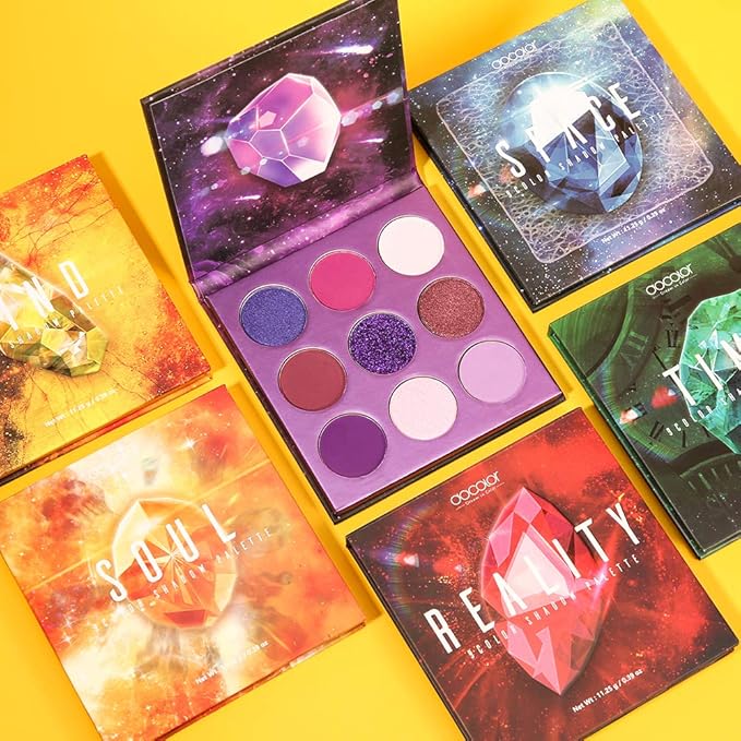 docolor Eyeshadow Palette 54Colors Gemstone Eye Shadow Palette Highly Pigmented Mattes Glitter Shimmers Smokey Cream Powder Blendable Long Lasting Waterproof Colorful Professional Makeup Palette