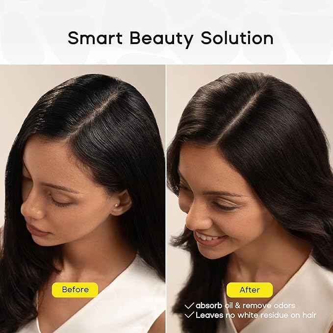 Dry Shampoo for Women, Dry Scalp Shampoo Spray for Dark Hair Leaves No White Residue, Absorb Oils, Volumizing & Refresh Hair for 72 Hours, 5.07 Fl Oz