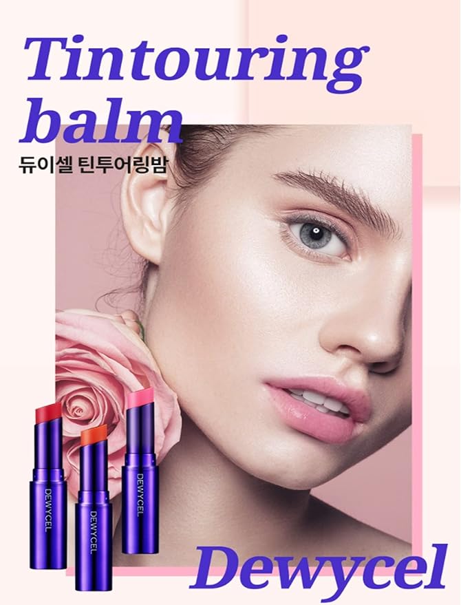 DEWYCEL Tintouring Balm / Rare Coral / 1 ea / 0.16 oz (4.5g) / For all skin