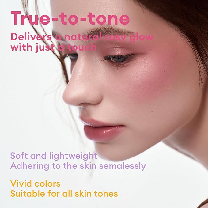 ITY Mood Blush, Blush for Cheeks Makeup,Moisturizing Creamy Blush Dual Funtions, Highly Spreadable, 0.18 oz (5.2g) in Chill Out