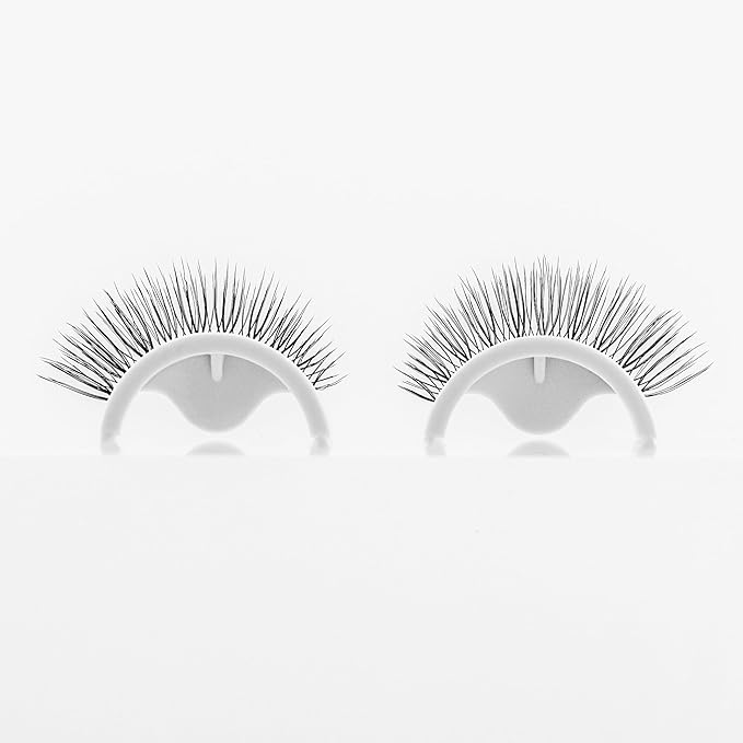 False Eyelashes, 5 Pairs Wispy Light Pre-Glued Self Adhesive Lashes with Applicator (DLP01)