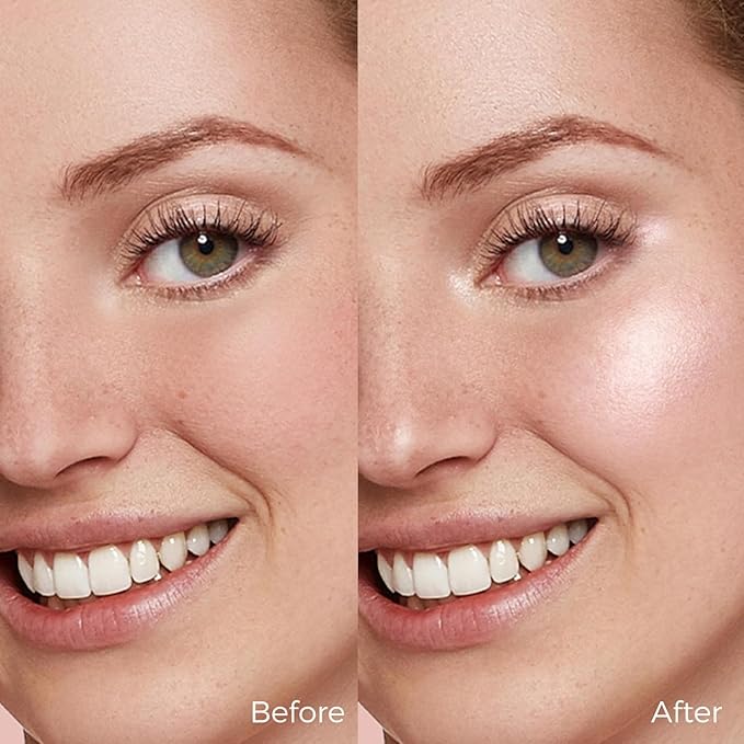 Dewy Highlighter Makeup, Highlighter Makeup Stick for Face and Body, Radiant & Shimmer Glow, Buildable Color for All Day | Vegan & Cruelty-Free | Rose Bronze Gold 15g/0.53fl.Oz