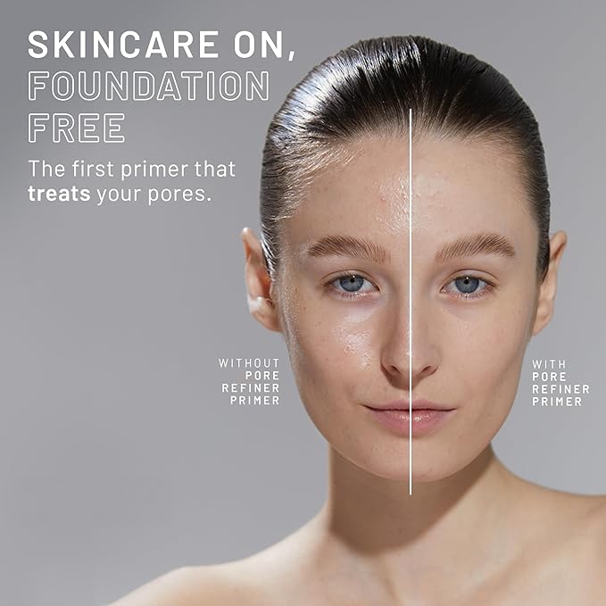 Dr. Brandt Pores No More, Pore Refiner Primer - Instantly Minimizes the Appearance of Pores, Absorbs Oil & Mattifies Shine - 1.0 fl oz
