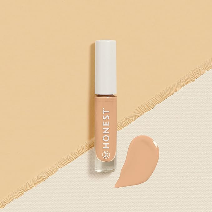Honest Beauty Fresh Flex Concealer with Niacinamide + Vitamin E + Hyaluronic Acid | Vegan + Cruelty free | Beige, 0.17 fl oz