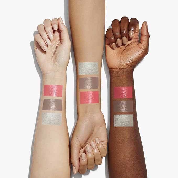 3Pcs Liquid Contour Makeup Trio with Bronzer Shade, Blush, Highlighter for Sculpted Makeup, Matte Finish Liquid Contour Set Easy to Create a Lightweight Look, Longwear Waterproof Formula (1, 6, 11)