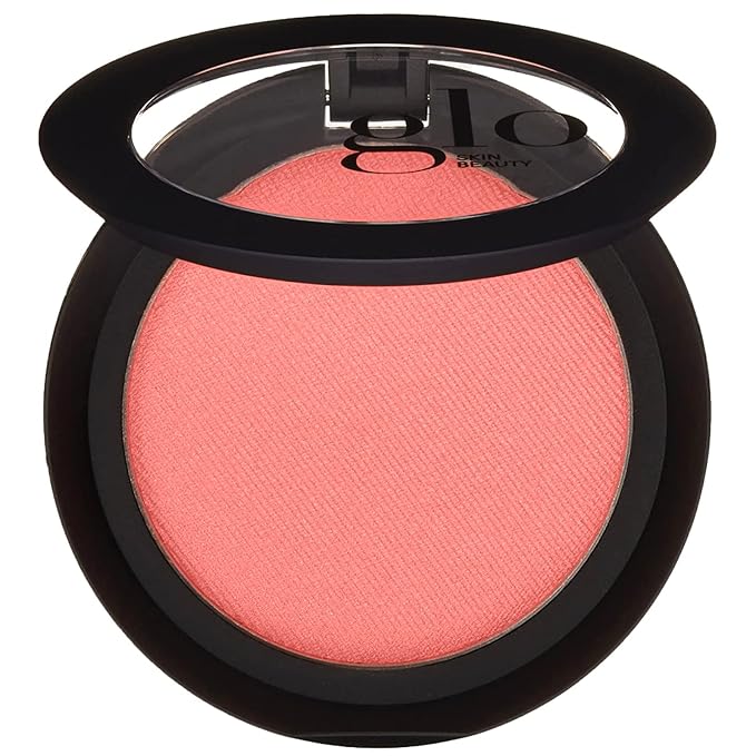 Glo Skin Beauty Blush (Papaya) - Pressed Powder Blush for Cheeks, High Pigment Mineral Face Makeup Creates a Natural, Healthy Glow