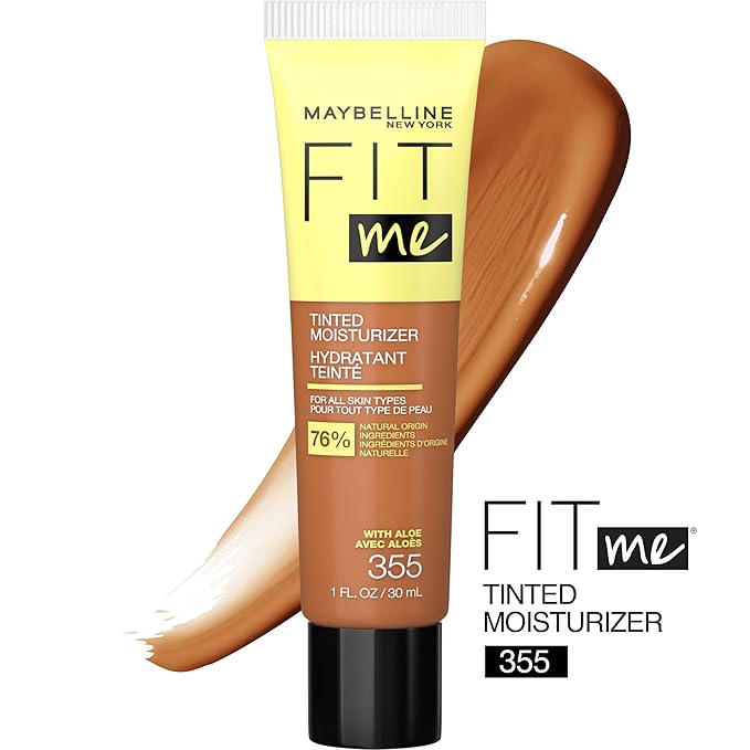 Maybelline New York Maybelline Fit Me Tinted Moisturizer, 355, 1 Fl. Ounce ., 355, 1 fluid_ounces (Pack of 2)