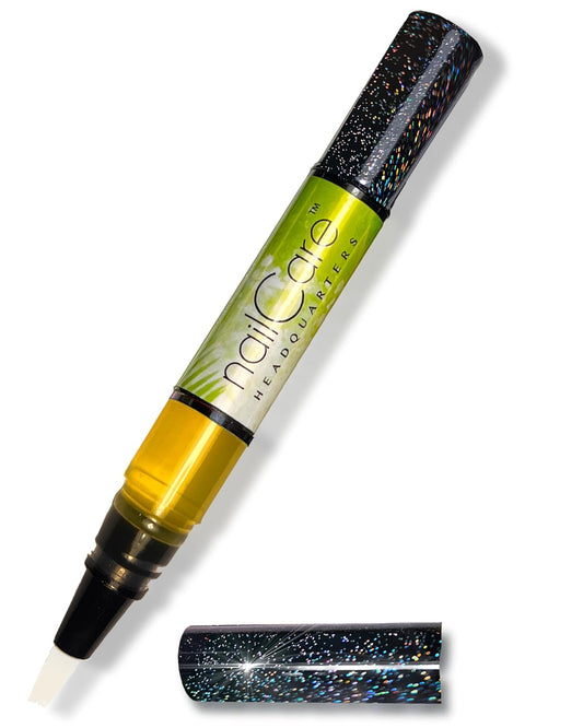 Nail Care Headquarters Simply Pure Cuticle Oil Pen for Nails - Nail Strengthener & Growth Oil and Serum for Damaged Nails, Hangnails w/Jojoba cuticle oil—Coconut Lime Verbena Fragrance