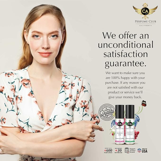 CA Perfume Impression of Straight To Heaven For Men Replica Fragrance Body Oil Dupes Alcohol-Free Essential Aromatherapy Sample Travel Size Concentrated Long Lasting Attar Roll-On 0.3 Fl Oz/10ml