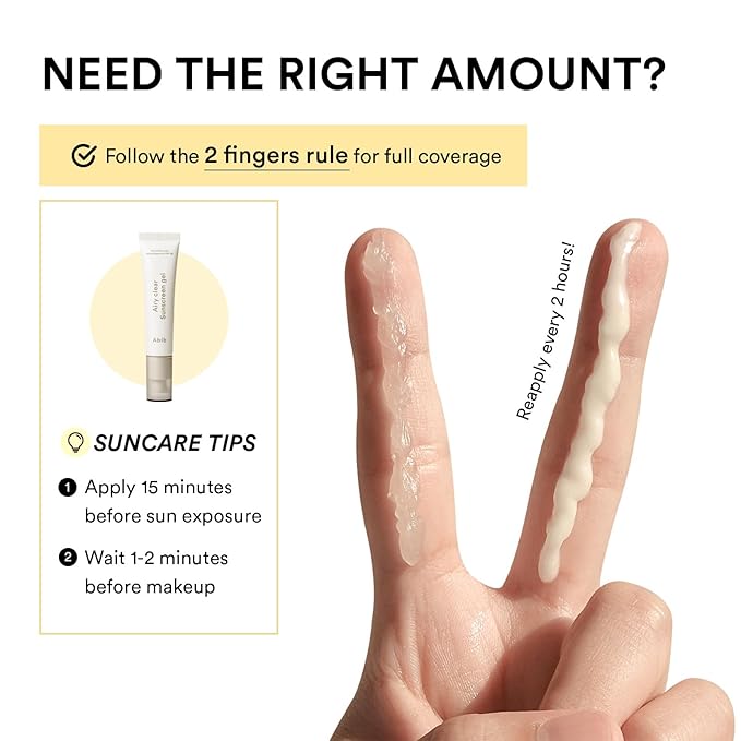 Abib Airy Clear Sunscreen Gel SPF30 1.01 fl.oz / 30 g (Semi- matte) | Korean Suncreen, Suncare, Sunblock, No White cast, Reef Safe, Primer poreless