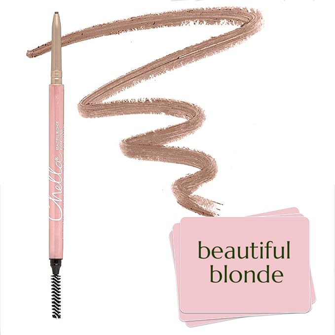Chella Eyebrow Pencil – Easy-to-Use Brow Definer for Shaping, Filling & Blending – Long-Wear Blonde Eyebrow Pencils for Women with Precise Tip (Blonde)