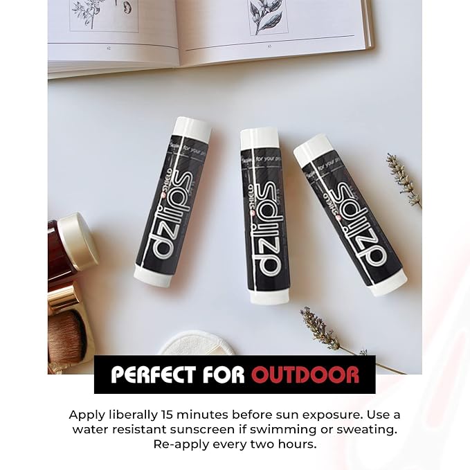 DZ Lips Care - Lip Repair, Protectant, Moisturizing Balm (DZ Lips + Men's Pro Chamois Cream)